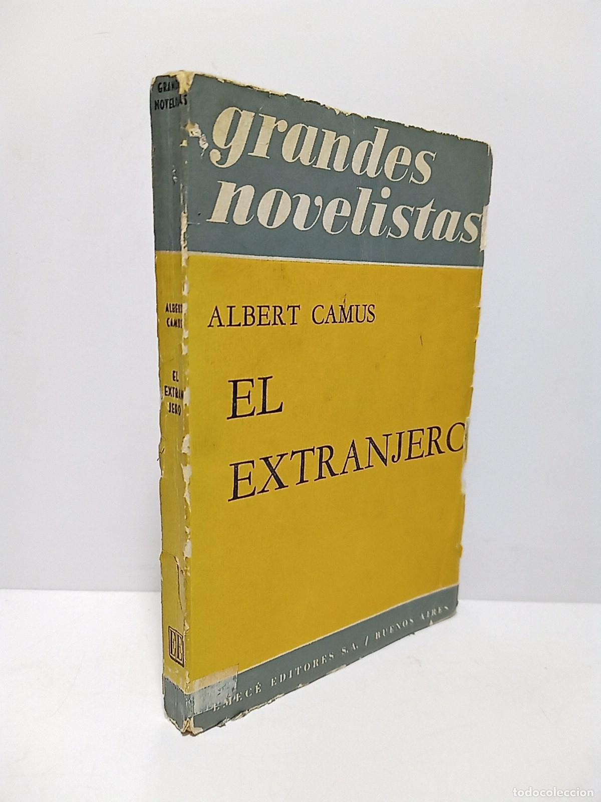 books: CAMUS, Albert - El Extranjero (novela) / Traducci&oacute;n de Bonifacio del Carril