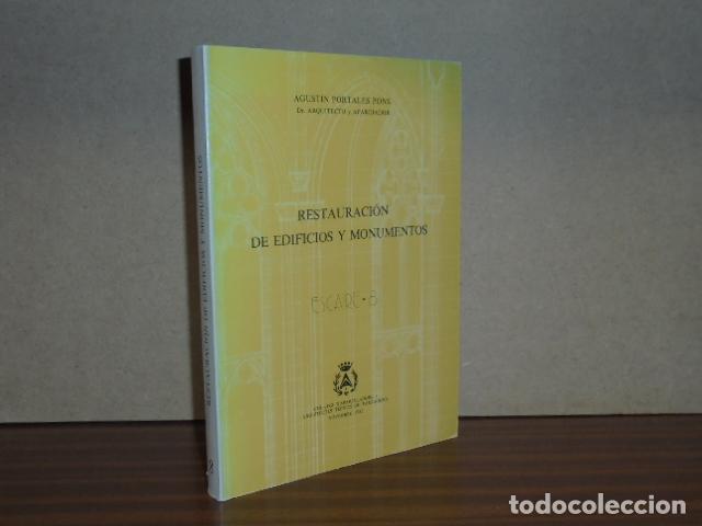 Libros: RESTAURACI&Oacute;N DE EDIFICIOS Y MONUMENTOS - Portales Pons, Agust&iacute;n