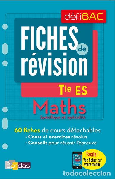 Libros: Maths sp&eacute;cifique et sp&eacute;cialidad Tle ES: Fiches de r&eacute;vision- 9782047355657