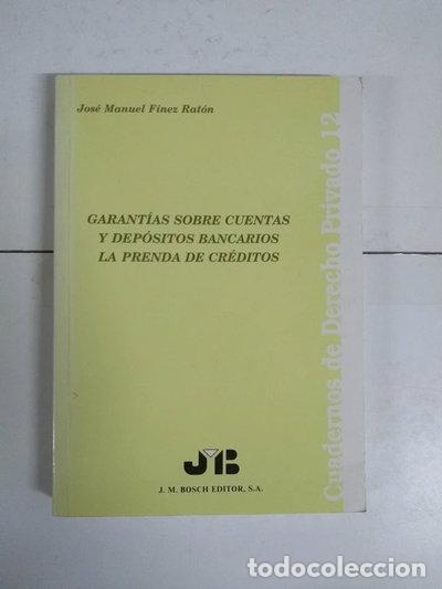 Libri di seconda mano: Garant&iacute;as sobre cuentas y dep&oacute;sitos bancarios- 9788476983119
