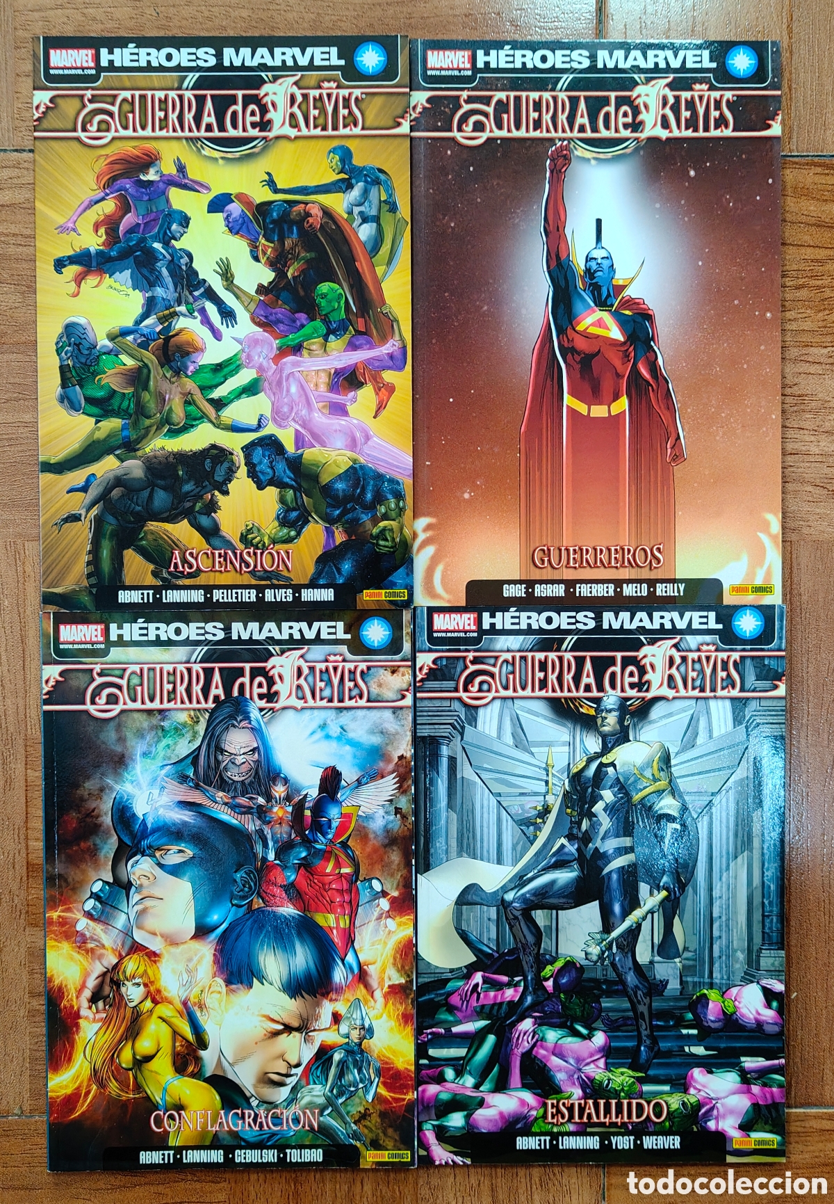 Livros em segunda m&atilde;o: Guerra de Reyes � 4 Vol&uacute;menes (1-2-3-4) � Completa - Panini - Abnet / Lanning