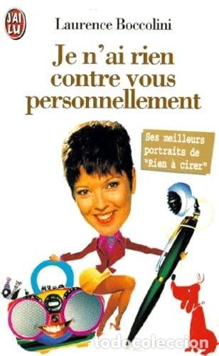 Libros: Je n'ai rien contre vous personnellement- 9782290044124