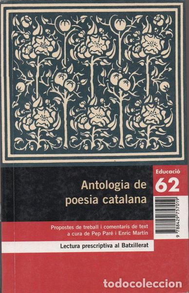 Libros: Antologia de poesia catalana- 9788429757019