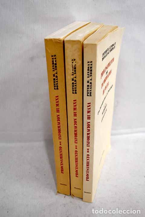 Livres: Procesamiento de informaci&oacute;n humana.- Lindsay, Peter