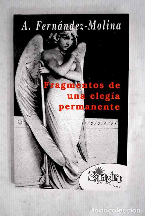 Libros: Fragmentos de una eleg&iacute;a permanente.- Fern&aacute;ndez Molina, Antonio