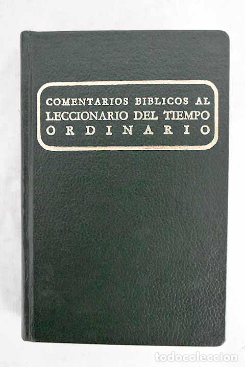 Livros em segunda m&atilde;o: Comentarios b&iacute;blicos al leccionario del tiempo ordinario: lectura continuada para los d&iacute;as feriales