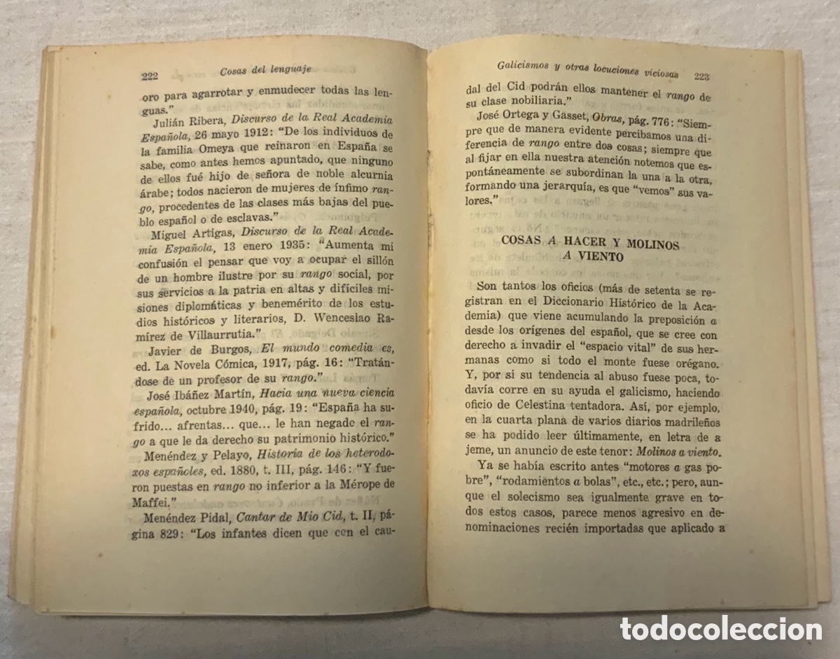 Libros: Cosas del lenguaje. Julio Casares - Foto 5