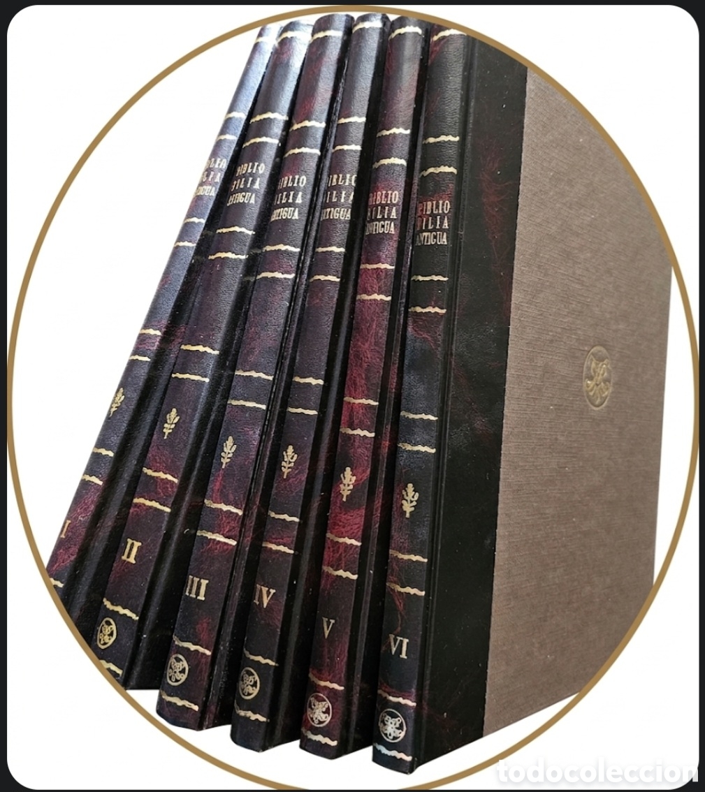 Libros: Lote de 6 libros de 'Bibliofilia Antigua'