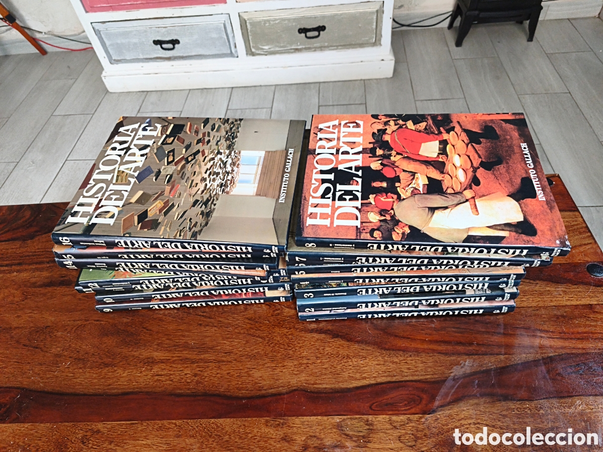 Libros: 16 tomos de historia del arte instituto gallach
