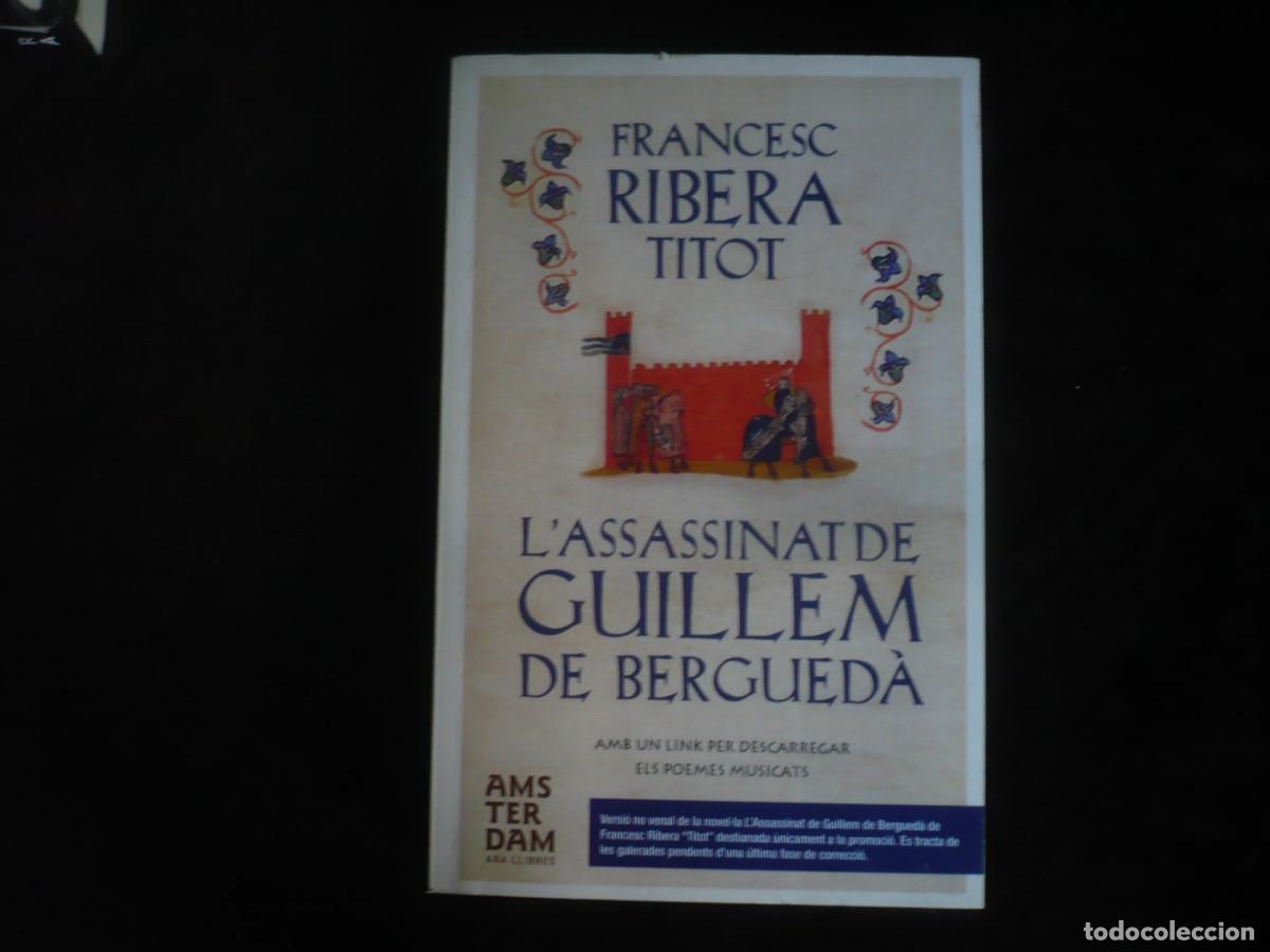 Libros: l'assassinat de guillem de bergueda - francesc ribera titot - como nuevo