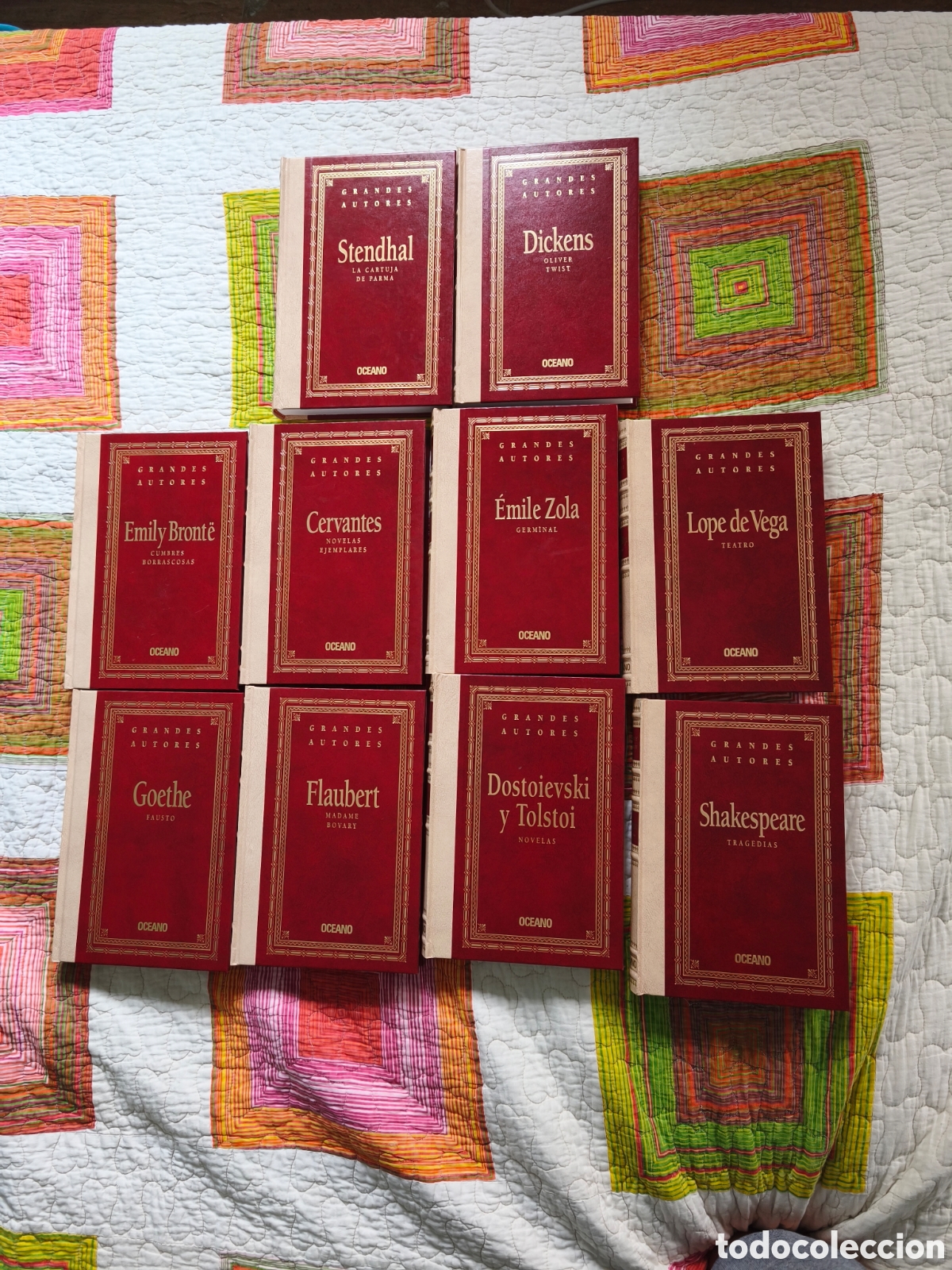 Libros: Colecci&oacute;n de 12 libros grandes autores oc&eacute;ano