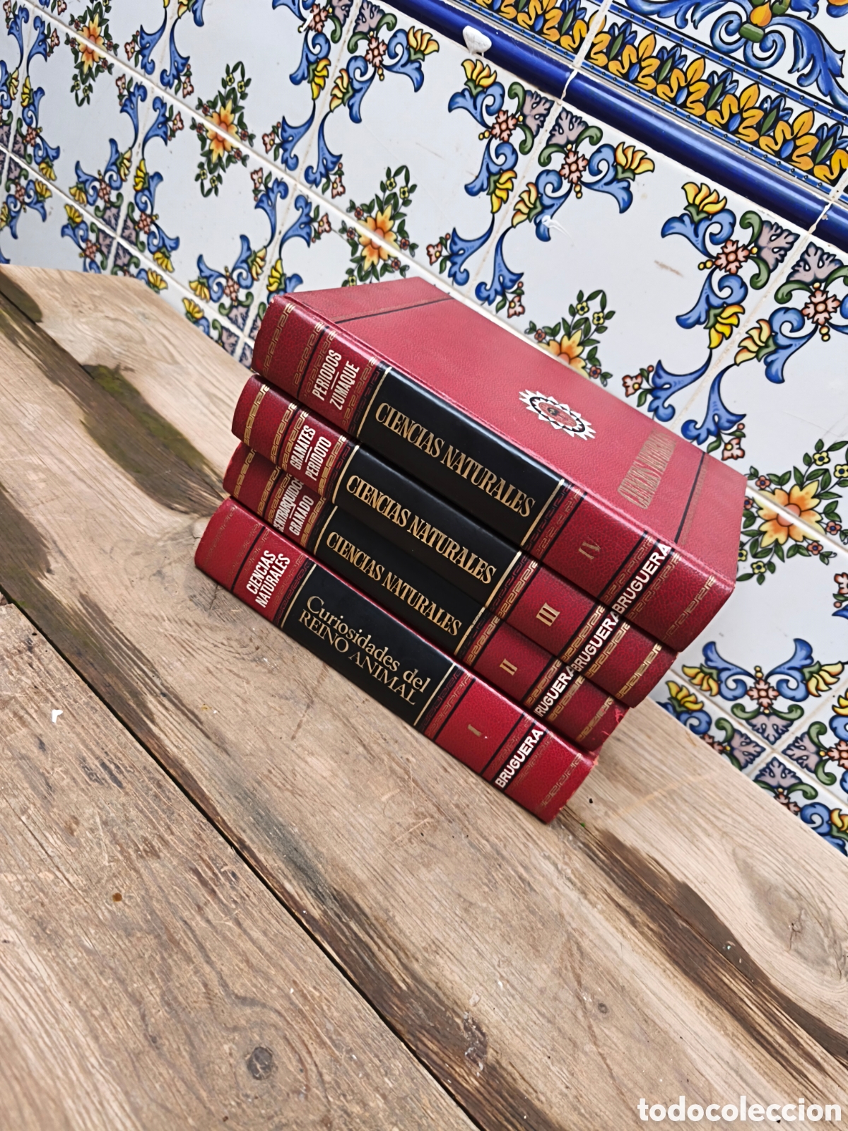 Libros: Ciencias naturales 4 tomos bruguera