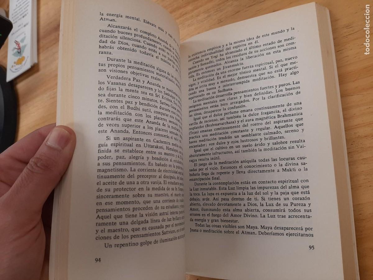 Libros: Concentraci&oacute;n y Meditaci&oacute;n - Swami Sivananda - Editorial Eyras, 1979 - Foto 8