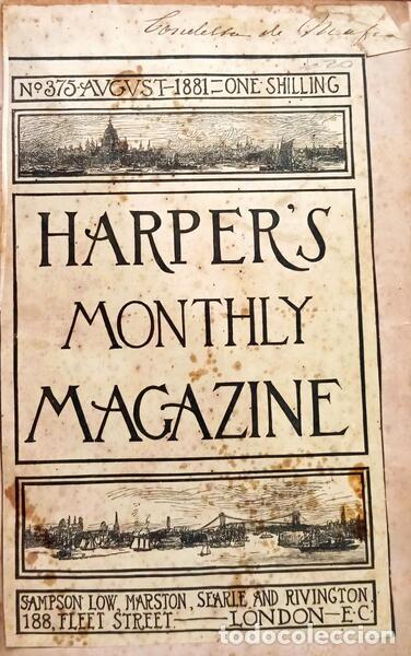 B&uuml;cher: HARPER'S MONTHLY MAGAZINE, NUMBER 375, AUGUST 1881, VOL. LXIII.