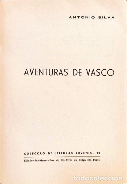 Libros: SILVA. (Ant&oacute;nio) - AVENTURAS DE VASCO. - Foto 2