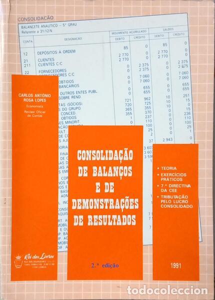 Livros em segunda m&atilde;o: ROSA LOPES. (Carlos Ant&oacute;nio) - CONSOLIDA&Ccedil;&Atilde;O DE BALAN&Ccedil;OS E DEMONSTRA&Ccedil;&Otilde;ES DE RESULTADOS. [2.&ordf; EDI&Ccedil;&Atilde;O]