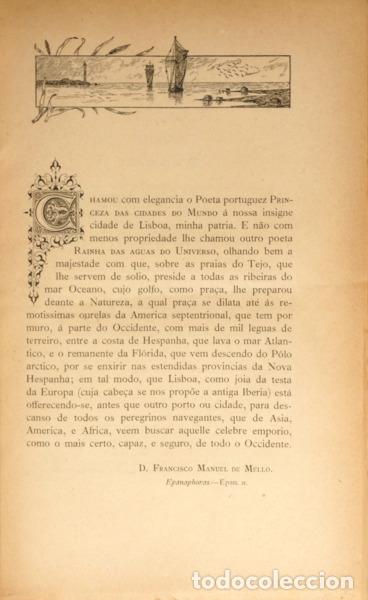 Libros: CASTILHO. (J&uacute;lio de) - A RIBEIRA DE LISBOA. - Foto 2