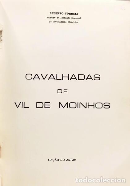 Libros: CORREIA. (Alberto) - CAVALHADAS DE VIL DE MOINHOS. - Foto 2