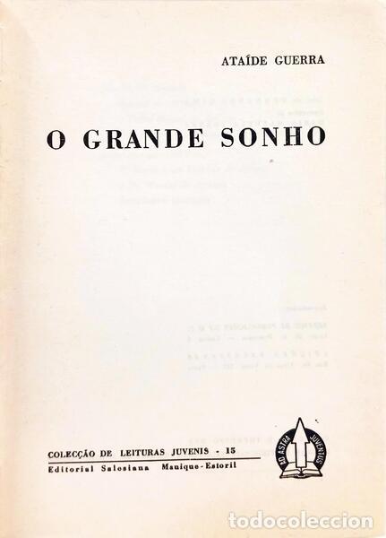 Libros: GUERRA. (Ata&iacute;de) - O GRANDE SONHO. - Foto 2