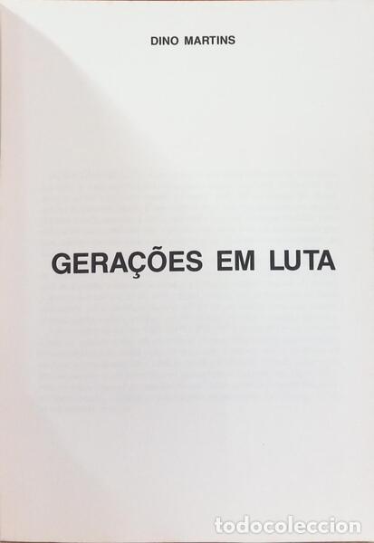 Libros: MARTINS. (Dino) - GERA&Ccedil;&Otilde;ES EM LUTA. - Foto 2