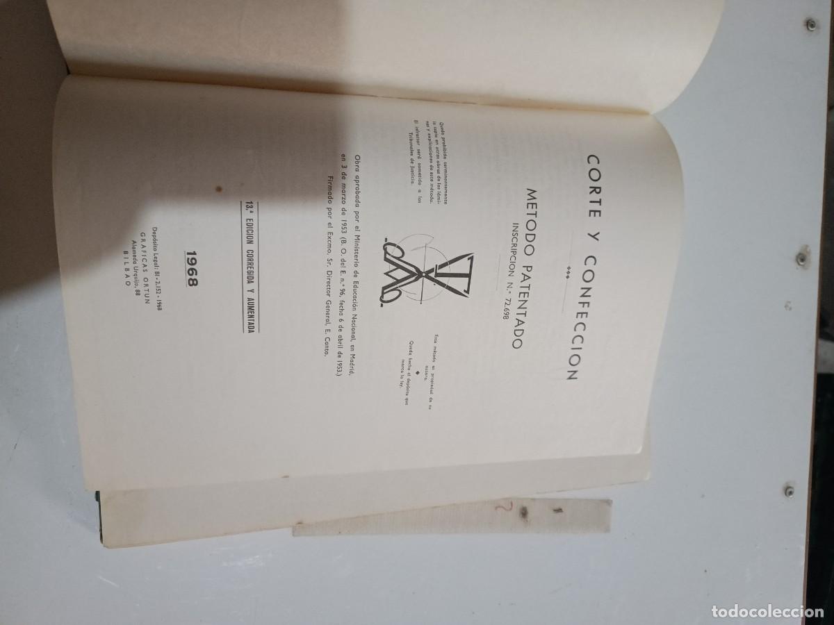 Libros: M&Eacute;TODO DE CORTE Y CONFECCI&Oacute;N - T. Agrada - Bilbao 1968 - - Foto 2