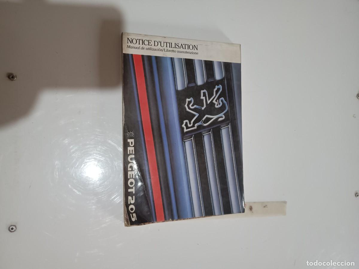 Libros: PEUGEOT 205 MANUAL DE UTILIZACI&Oacute;N
