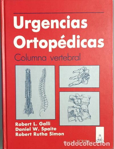 Libros: Urgencias Ortop&eacute;dicas. Columna Vertebral- 9788485835188