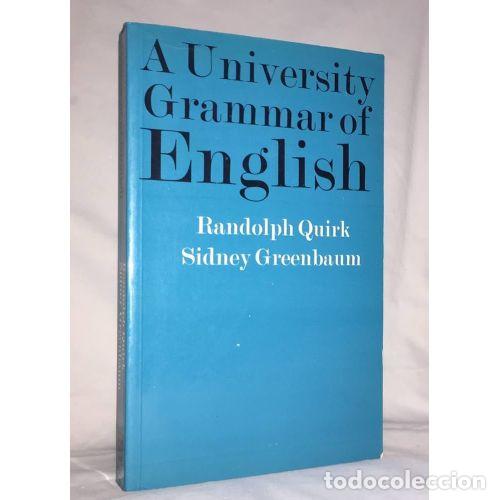 Livros em segunda m&atilde;o: UNIVERSITY GRAMMAR OF ENGLISH - QUIRK/GREENBAUM