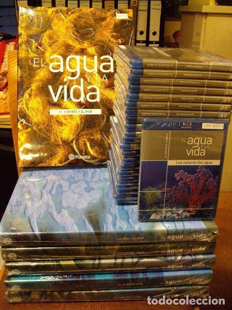 B&uuml;cher: EL AGUA Y LA VIDA. El agua en el planeta. La vida en el oc&eacute;ano. 6 tomos + 22 blu ray -