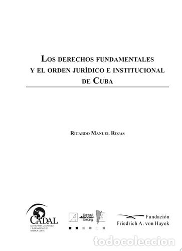 B&uuml;cher: Los Derechos Fundamentales y el Orden Jur&iacute;dico e Institucion - Ricardo M. Rojas