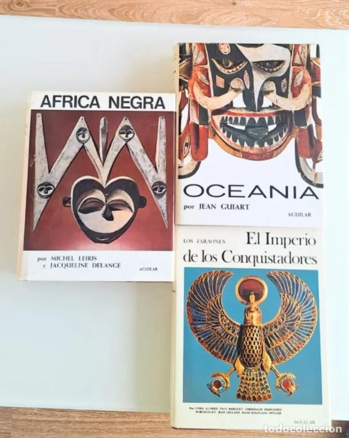 Libros: El universo de las formas, Ocean&iacute;a, Los Faraones, &Aacute;frica negra, Aguilar