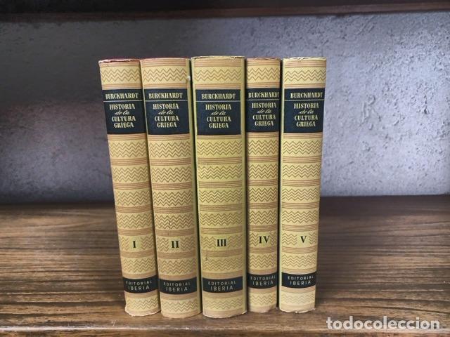 Libros: Jacob Burckhardt - Historia de la cultura griega. Obra completa en 5 tomos