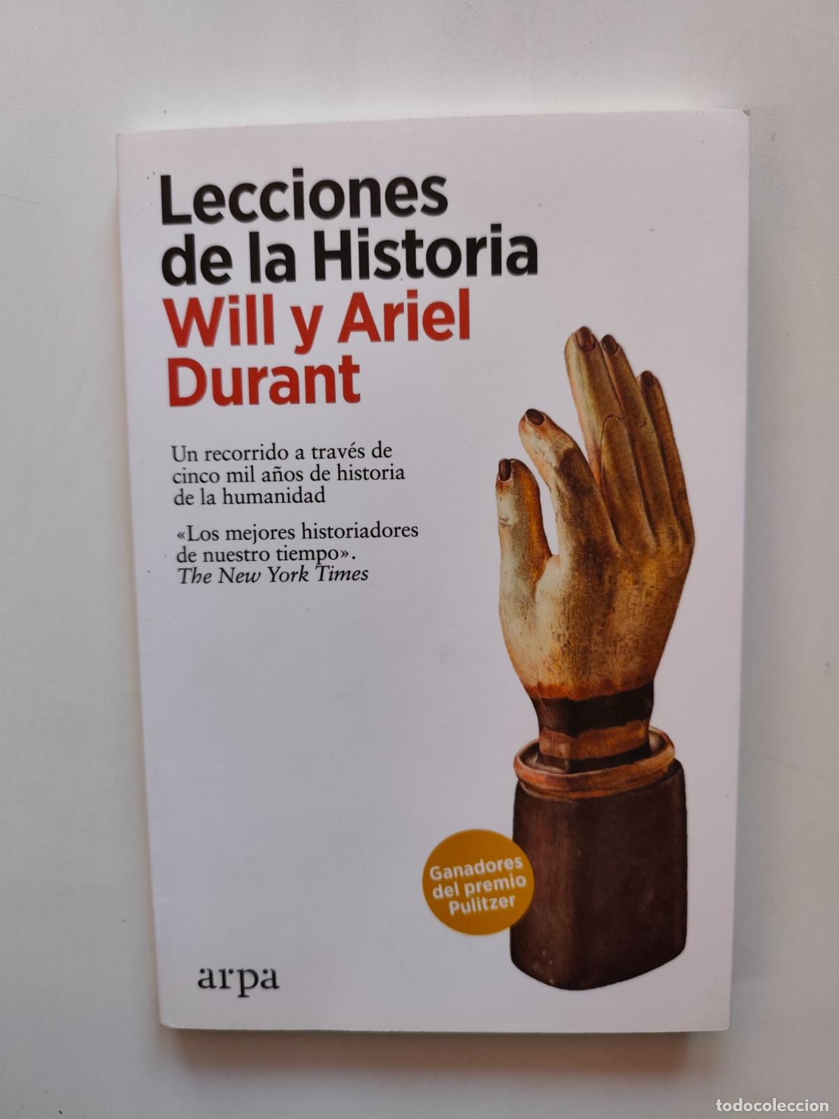Libros: Will y Ariel Durant - Lecciones de la historia