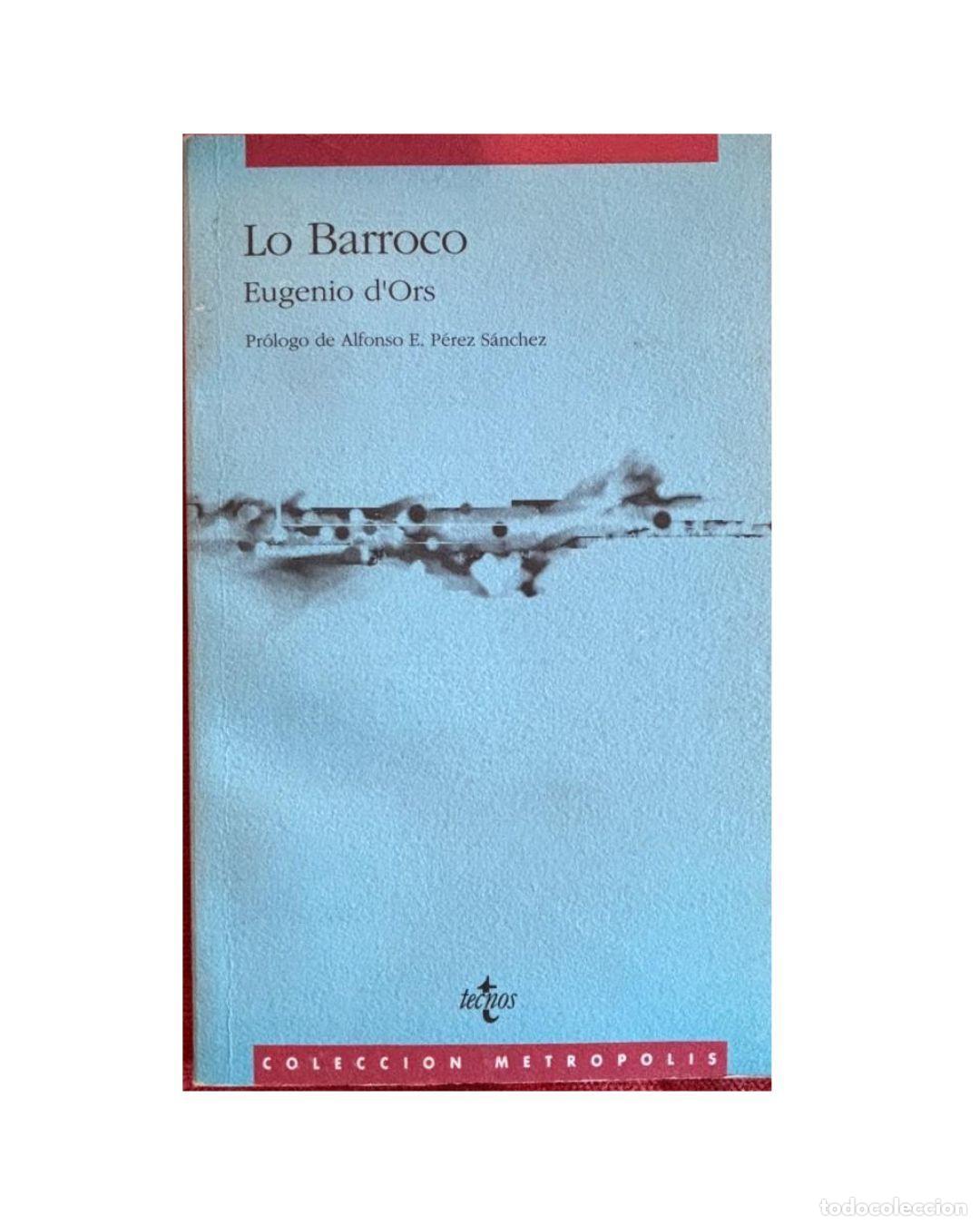 Libros: Lo barroco - Ors, Eugenio d'