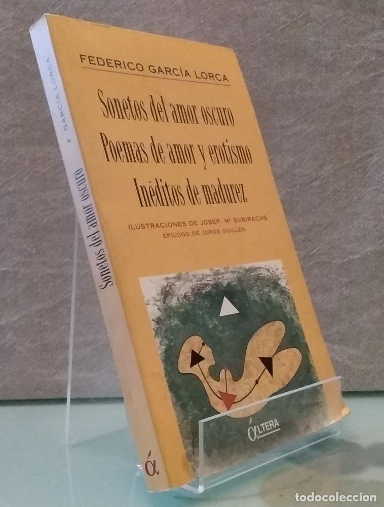 Livros em segunda m&atilde;o: Sonetos del amor oscuro. Poemas de amor y erotismo. In&eacute;ditos de madurez - Federico Garc&iacute;a Lorca