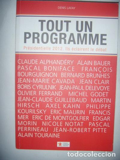 Livres: Tout un programme- 9782953042795