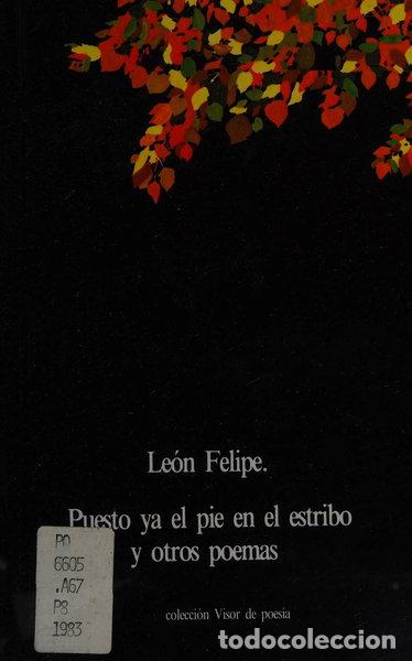 Livres: Puesto ya el pie en el estribo y otros poemas- 9788475221601