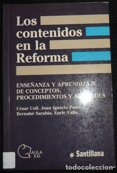Livres: Los contenidos en la Reforma- 9788429435894
