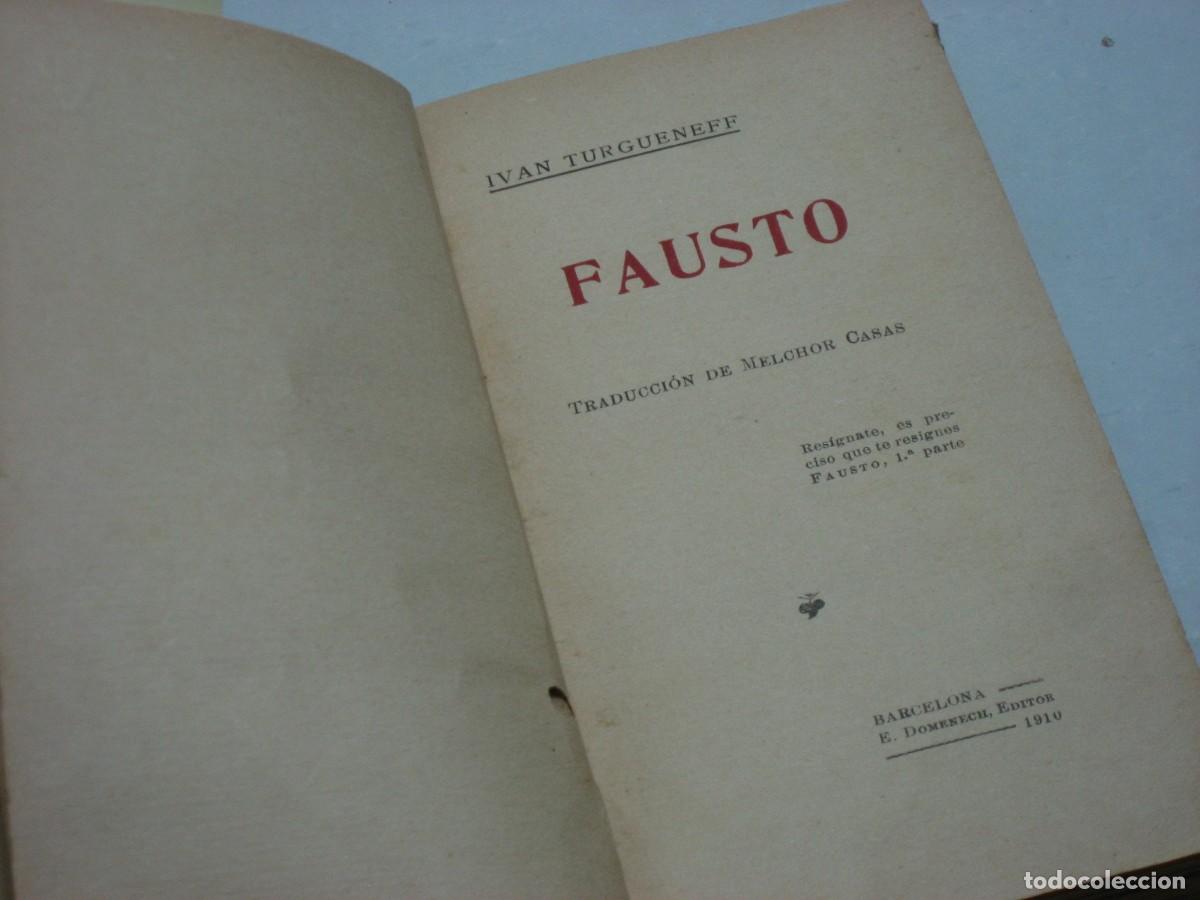 Libros: FAUSTO - Ivan Turgueneff - Foto 6