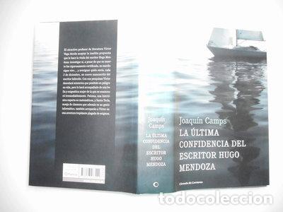 books: La &uacute;ltima confidencia del escritor Hugo Mendoza- 9788467263442