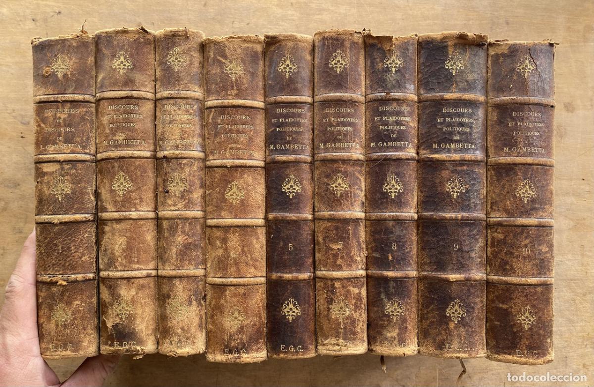 Libros: Depeches circulaires decrets proclamations et discours - Gambetta Leon