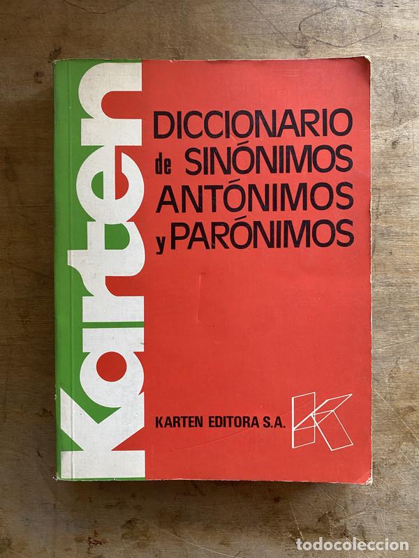 B&uuml;cher: Diccionario de sinonimos antonimos y paronimos - a