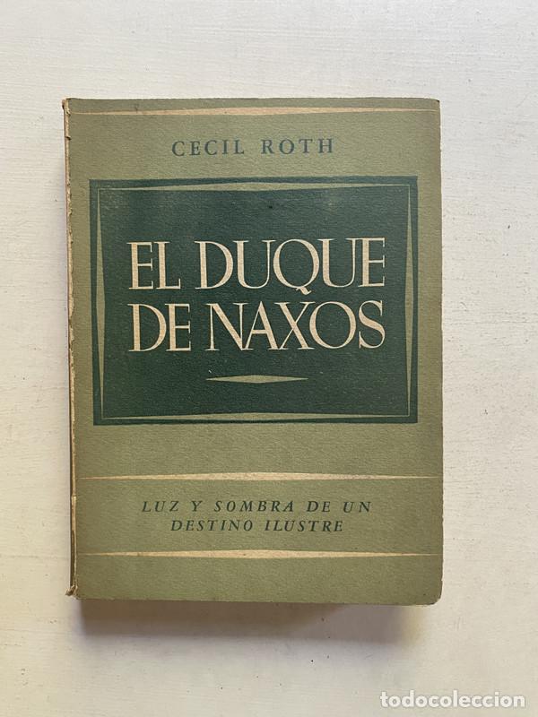 Libros: El duque de naxos - Roth Cecil