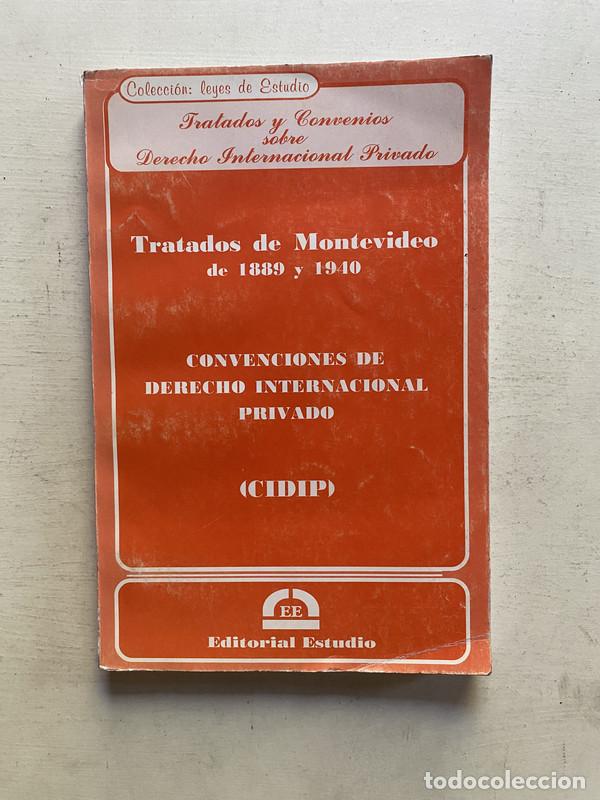 Libros: Tratados de Montevideo de 1889 y 1940 - a