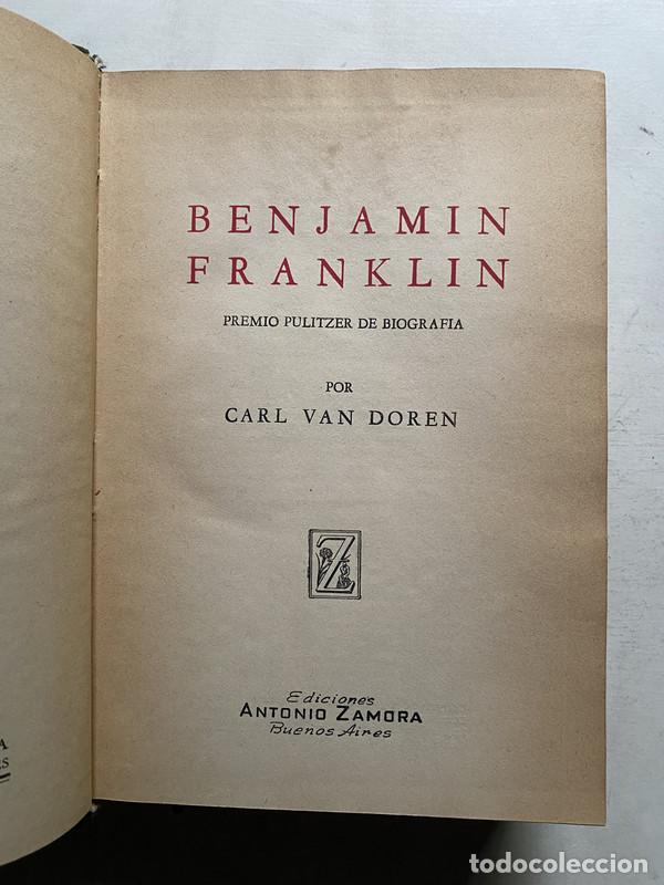 Libros: Benjamin Franklin - Van Doren Carl - Foto 1
