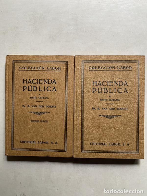 Livres: Hacienda publica - Van der Borght R.