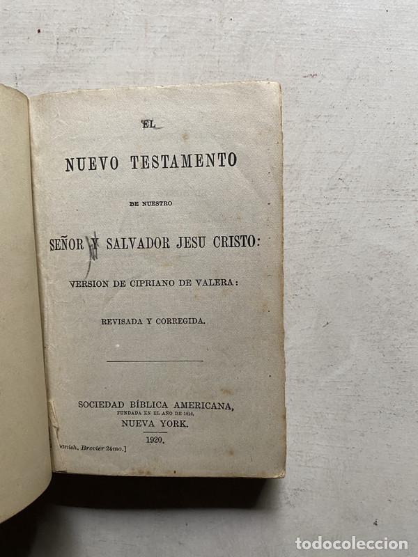B&uuml;cher: El nuevo testamento de nuestro se&ntilde;or y salvador jesu cristo - De Valera Cipriano