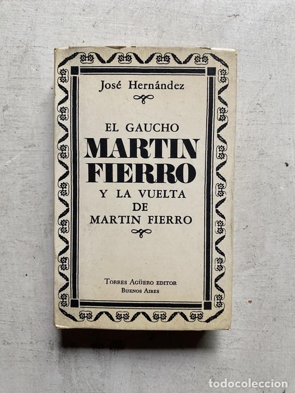 Livros em segunda m&atilde;o: El gaucho Martin Fierro y la vuelta de Martin Fierro - Hernandez Jose
