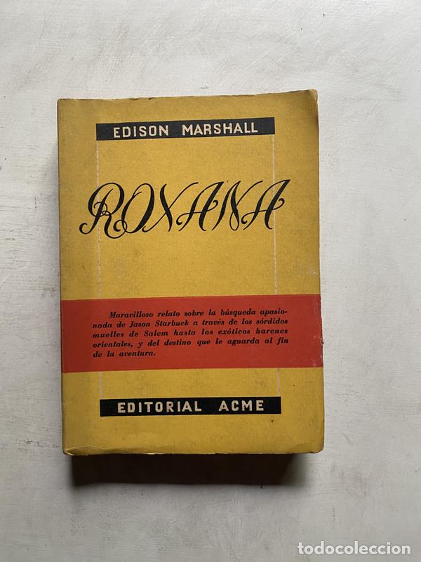 Libros: Roxana - Marshall Edison - Foto 1