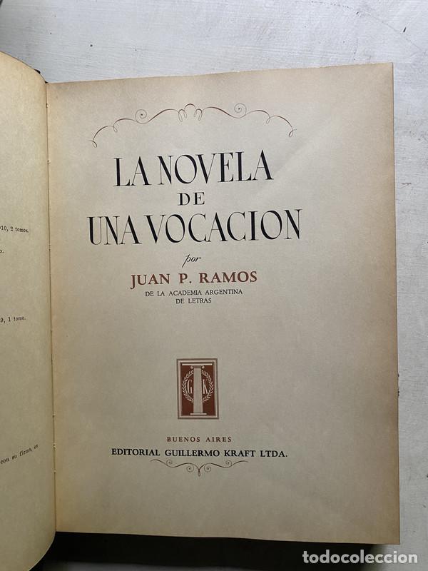 books: La novela de una vocacion - Ramos Juan P.
